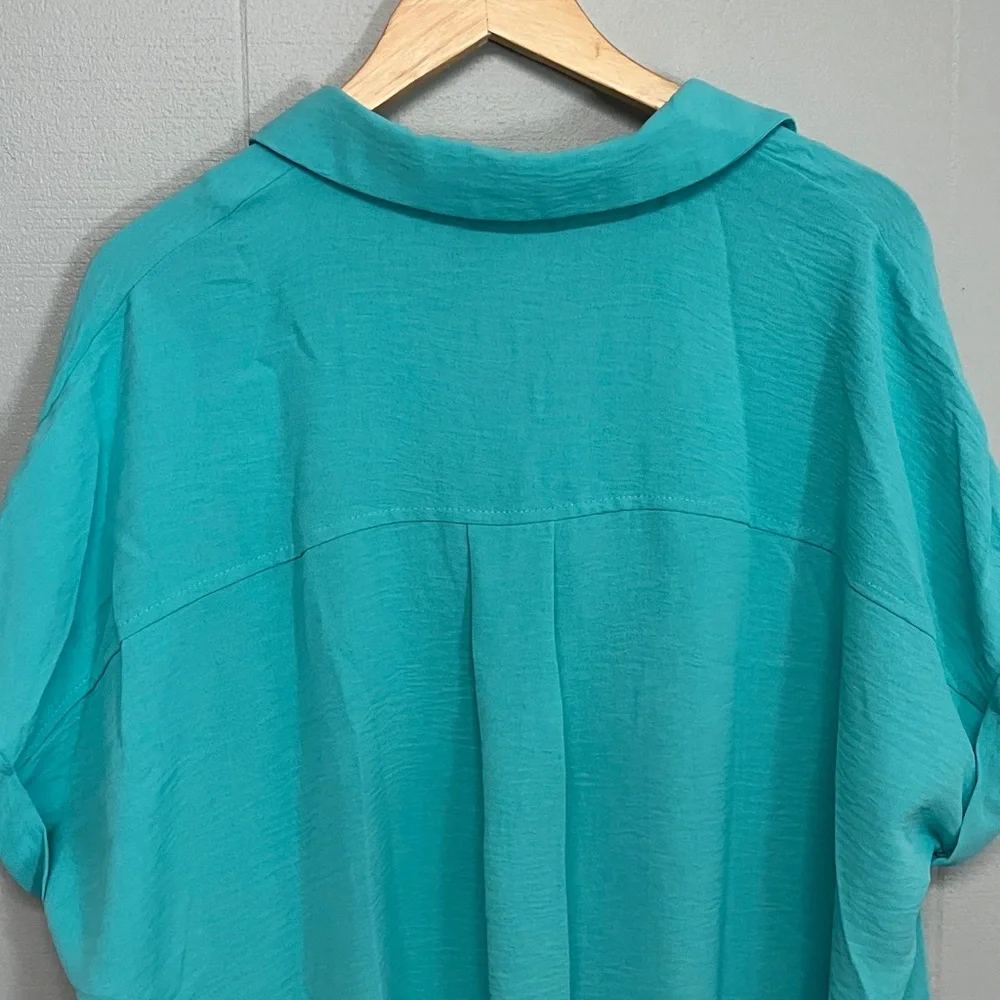 New She + Sky Blouse Top 1X - Picture 9 of 10